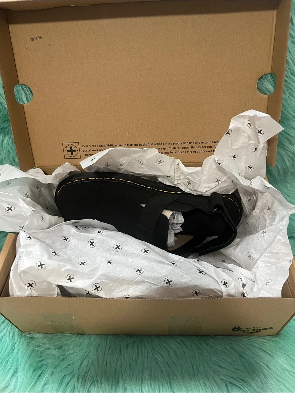 NIB Dr. Martens Black Suede Jorge II Slip-On Loafers with Buckle US 13